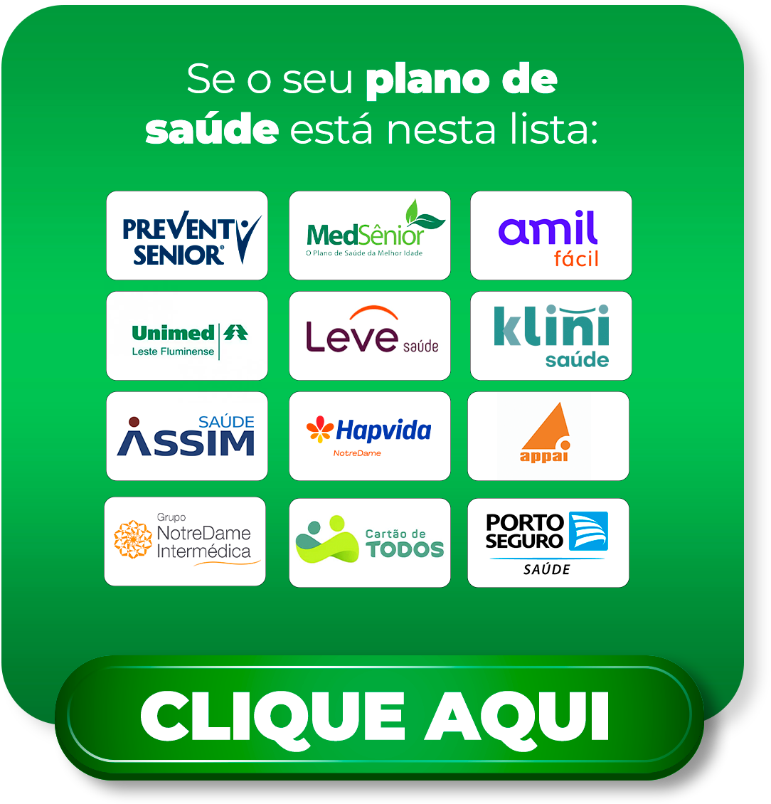 Planos não atendidos